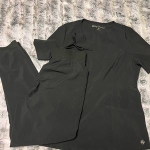 Uniform Advantage easy stretch scrub set jogger xs top small bottom